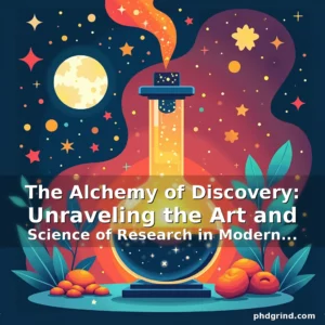 Read more about the article The Alchemy of Discovery: Unraveling the Art and Science of Research in Modern Academia