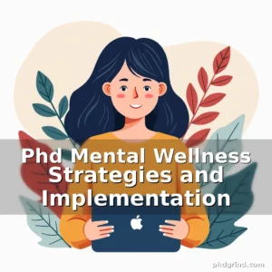 Read more about the article Phd Mental Wellness Strategies and Implementation