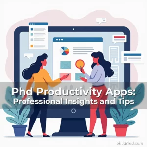 Artistic representation for Phd Productivity Apps: Professional Insights and Tips