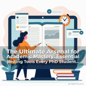 Read more about the article The Ultimate Arsenal for Academic Mastery: Essential Writing Tools Every PhD Student Needs to Know