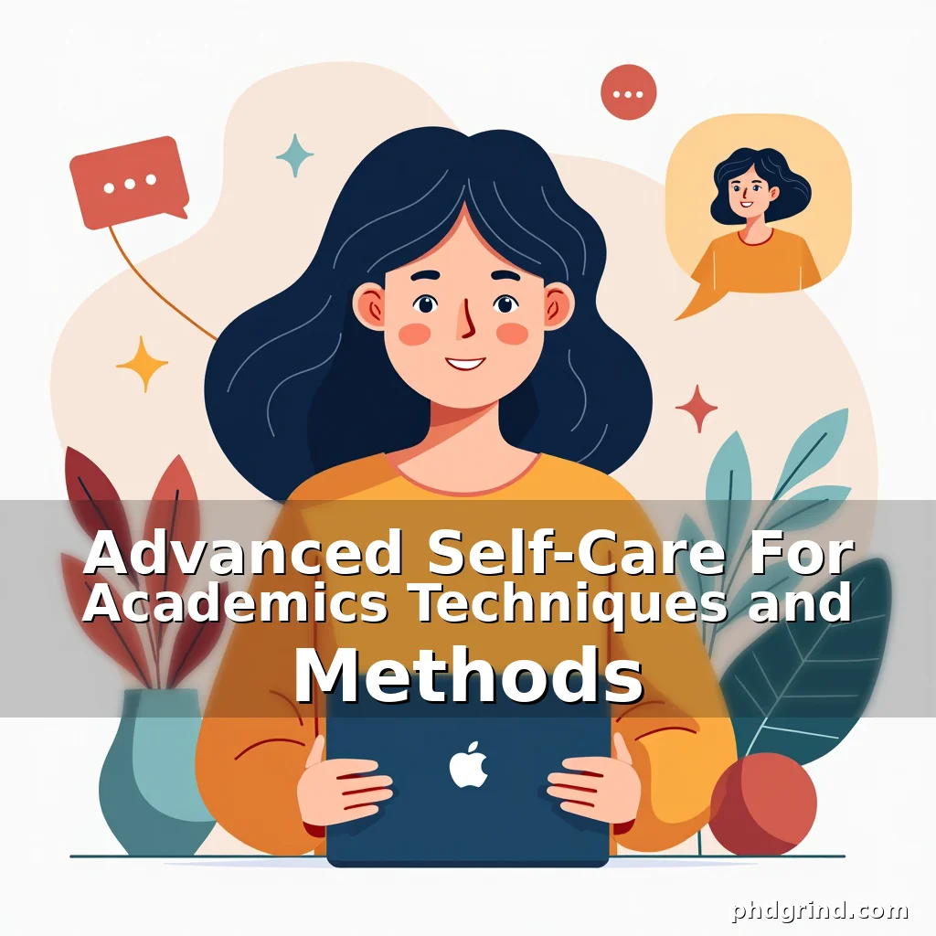 Read more about the article Advanced Self-Care For Academics Techniques and Methods