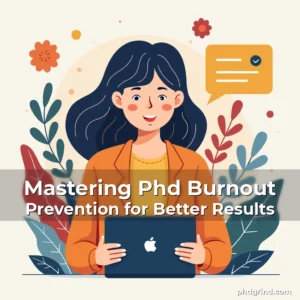 Read more about the article Mastering Phd Burnout Prevention for Better Results