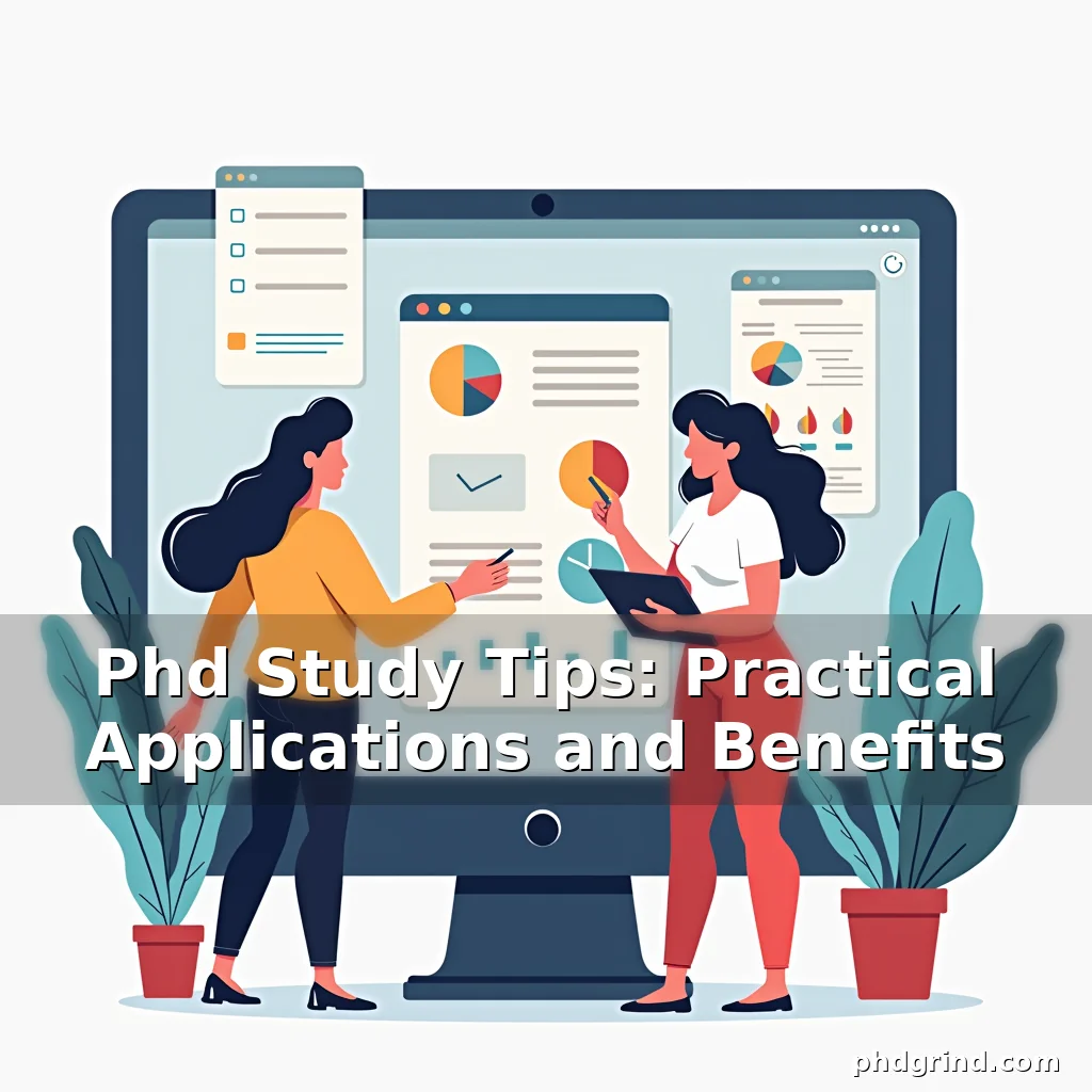 Read more about the article Phd Study Tips: Practical Applications and Benefits