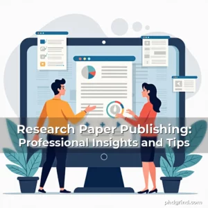 Artistic representation for Research Paper Publishing: Professional Insights and Tips